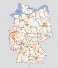 Mapa Alemania Cartografía