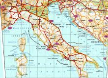 Mapa Italia