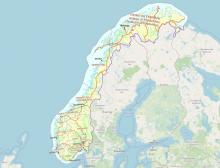 Mapa Noruega